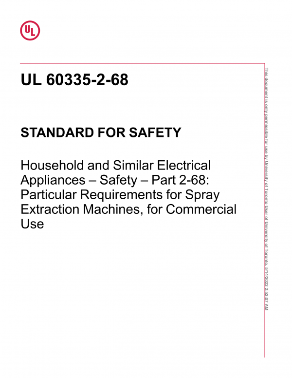UL 60335-2-68 PDF UL 60335-2-68 PDF